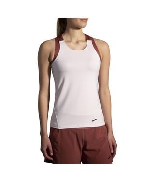 Brooks Pick-Up Tank Top - White