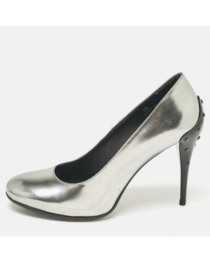 Tod's Patent Leather Pumps - Metallic