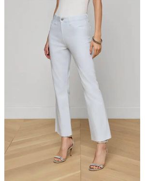 L'Agence Kendra Crop Flare Jeans - Multicolor