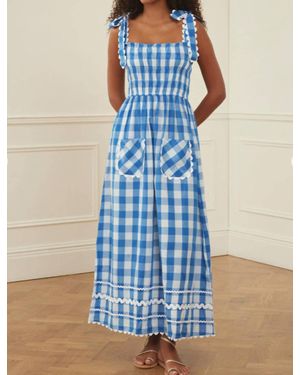Pink City Prints Immy Dress - Blue