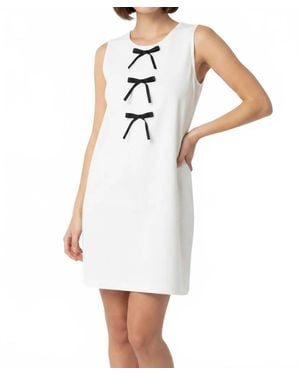 She + Sky Sleeveless Knit Sweater Dress - White