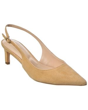 Dune Celinna Suede Slingback Pump - Natural