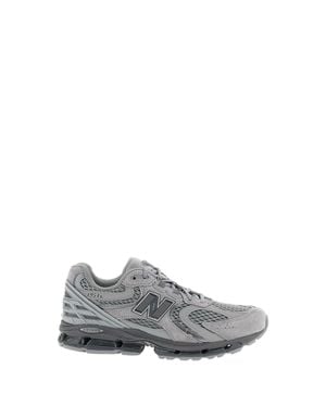 New Balance U1954R Suede Mesh Low-Top Sneakers - Gray