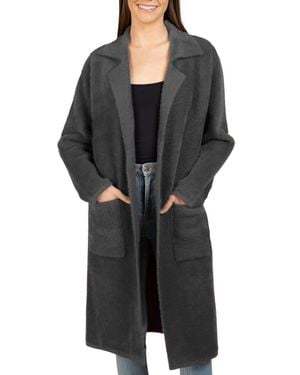 Love Token Joe Fuzzy Cardigan - Black