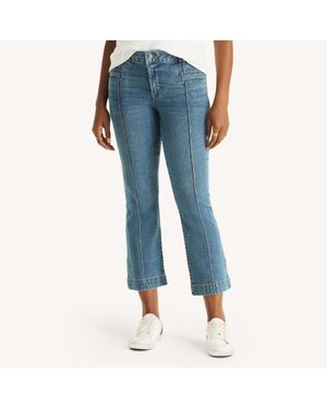 Nautica Mid-Rise Demi Bootcut Denim - Blue