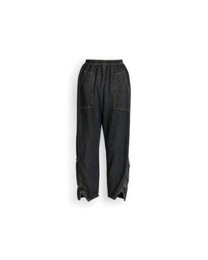 Cynthia Ashby Breck Denim Jean - Black