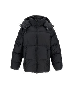 Pyrenex Ripstop Down Jacket With Adjustable Drawstring Hood - Black