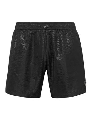 Philipp Plein Beachwear Short Pants - Black