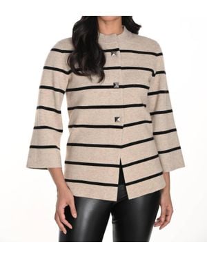 FRANK LYMAN Knit Jacket - Brown