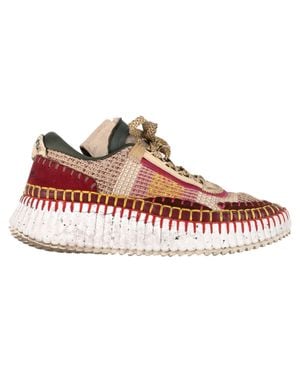 Chloé Nama Mesh Sneakers - Pink