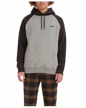 Levi's Fleece Pocket Hoodie - Gray