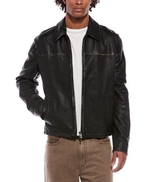 DIESEL Leather Jacket - Black