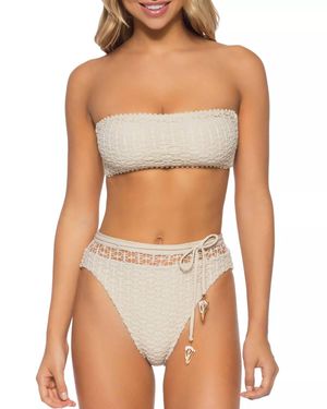 Isabella Rose Milan Bondi Bikini Bottom - White