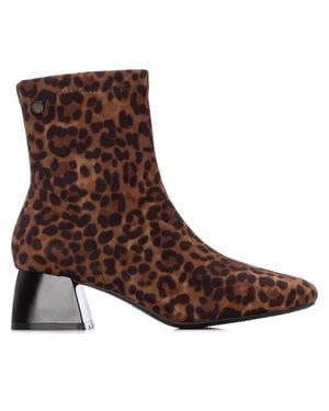 Xti 144290 Heeled Booties - Brown