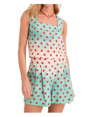 Hunter Bell Catalina Natural Waist Short - Blue