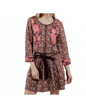 LOVE THE LABEL Pippa Quilted Jacket - Brown