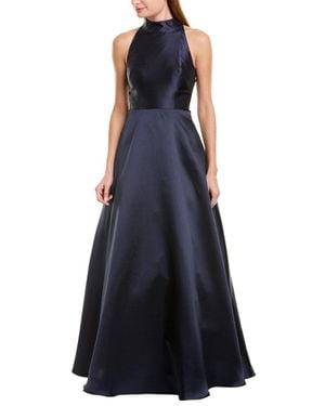 ML Monique Lhuillier Gown - Blue