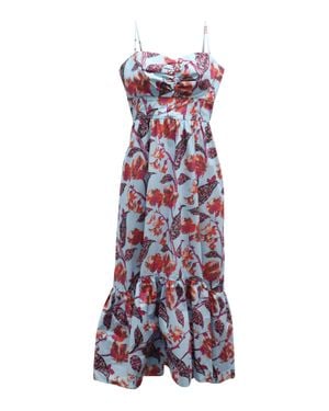 A.L.C. Alc Emilia Floral Maxi Dress - Purple