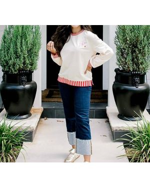 Layerz Clothing Sunday Sweatshirt With Isaish 9:6 Verse - Blue