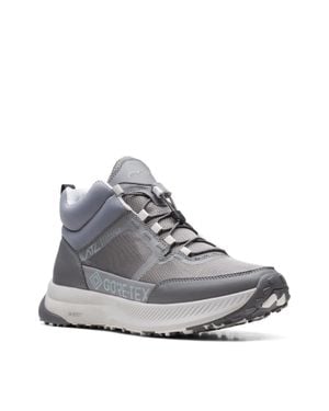 Clarks Atl 26169124-020 Boot Gore-Tex Waterproof Round Toe Jobb1105 - Gray