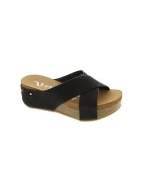 Very G Hero Wedge Sandals - Black