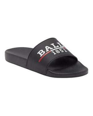 Bally Scotty 6300476 Rubber Slide Sandals in Black for Men  display picture 1