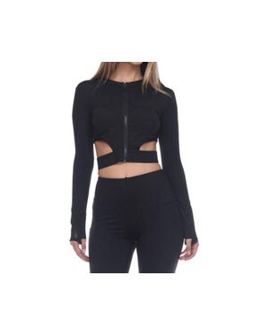 GOLDHAUS Ambition Long Sleeve Top - Blue