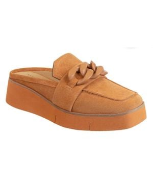 Naked Feet Elect Platform Mules - Black