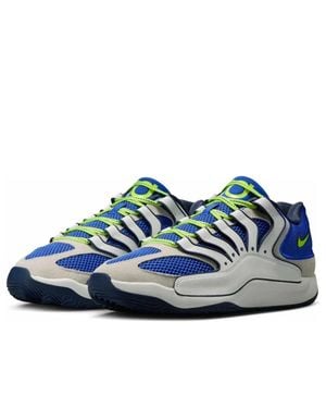 Nike Kd Hv1992-400 Sneaker Lace-Up Basketball Shoes Rhs8723 - Blue