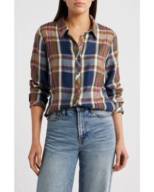 Kut From The Kloth Beatrix Button Down Top - Blue