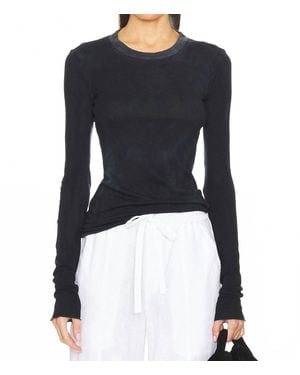 Cotton Citizen Marbella Long Sleeve Shirt - Black