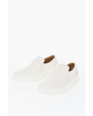 JW Anderson J. W.Anderson Leather Slip-On Sneakers - White