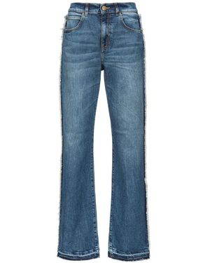 パンツ PINKO Woman Pants Blue 105457A15M GA3 PINKO WIDE-LEG VINTAGE BLUE DENIM JEANS | REVERSIBLE