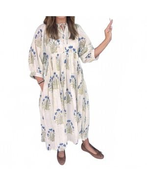 Clara the Label Clover Maxi Dress - Multicolor