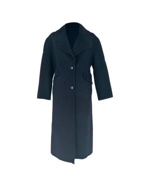 Ba&sh Single-Breasted Coat - Blue