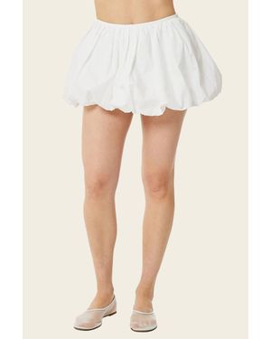 Find Me Now Cloud Poplin Mini Skirt - White