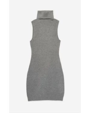 DELUC Richard Turtleneck Dress - Gray