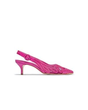 Bernardo Madinah 60 Slingback Heels - Pink