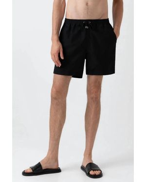 Sunspel Drawstring Swim Short - Black