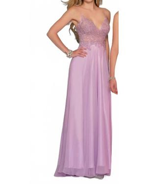 Dave & Johnny Prom Dress - Purple
