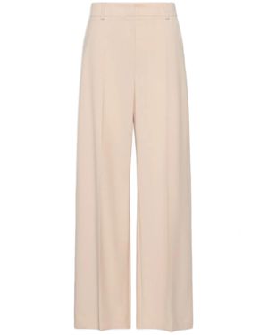 Weekend Wide-Leg High-Waisted Pants With Tailored Finish - Natural