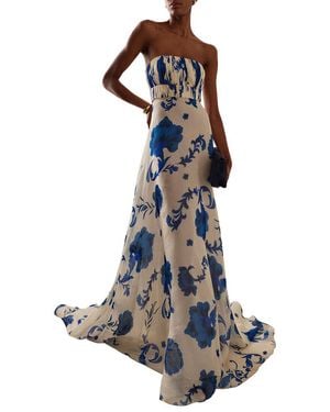 Linda Charm Maxi Dress - Blue