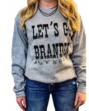 Gildan Let's Go Brandin' Sweatshirt - Gray