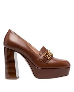 Bally Deasia 110 Leather Pumps, Brand Size 36.5 Us - Brown