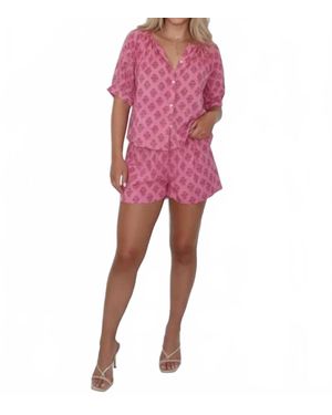 NIBI MTK Bailee Shorts - Red