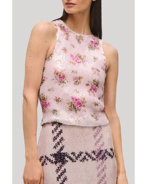 Brandon Maxwell Noemi Top - Pink