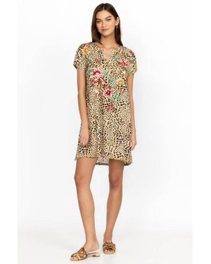 Johnny Was Maisie Easy Button Tunic Dress - Natural