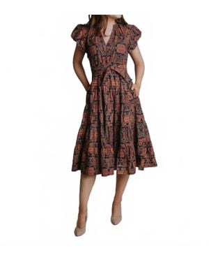 Laroque Daphne Mini Dress - Brown