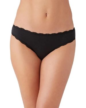 Wacoal Inspired Eyelet Bikini Bottom - Black
