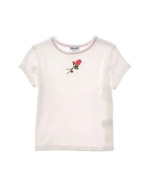 Splendid Camellia Rose T-Shirt - White